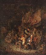 Interior with a Peasant Family adriaen van ostade